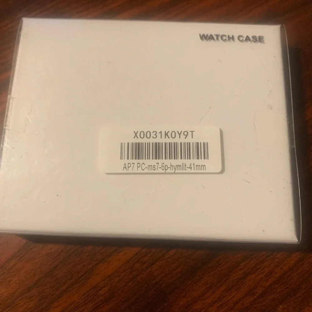 NWOT 6pk Watch case compatible with Apple Watch 7series 41mm